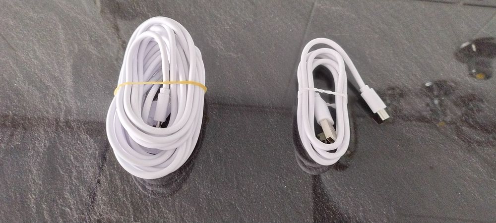 Dois Cabos mini USB 1 de 3 metros e outro 1 metro