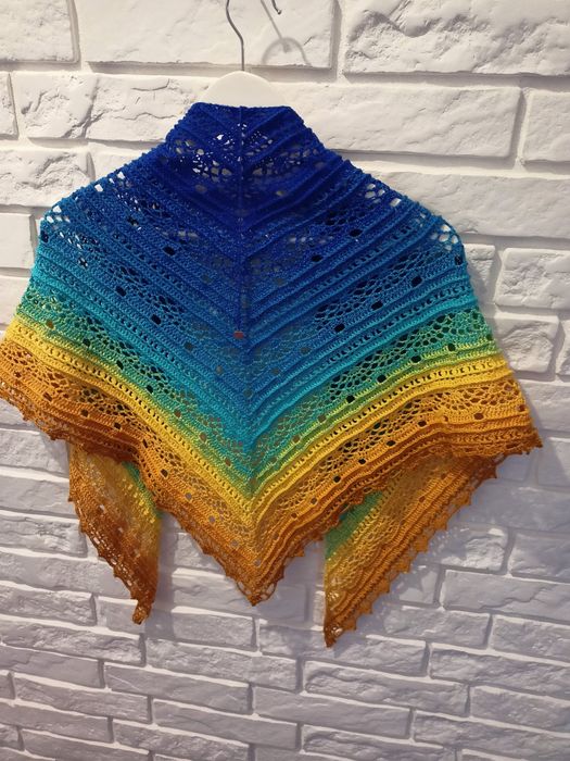 Chusta sislove handmade szydełko