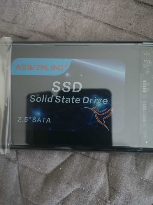 Caixa externa com Disco Rígido SSD 256 GB  (novo)