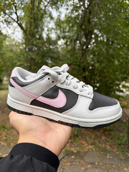 ОРИГІНАЛ! Nike Dunk Low Pink Swoosh 36.5 37.5 38.5 40 41 | IB8510-100