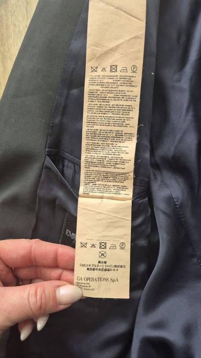 Emporio Armani G Line marynarka, 100% virgin wool, rozmiar 50, stan ba