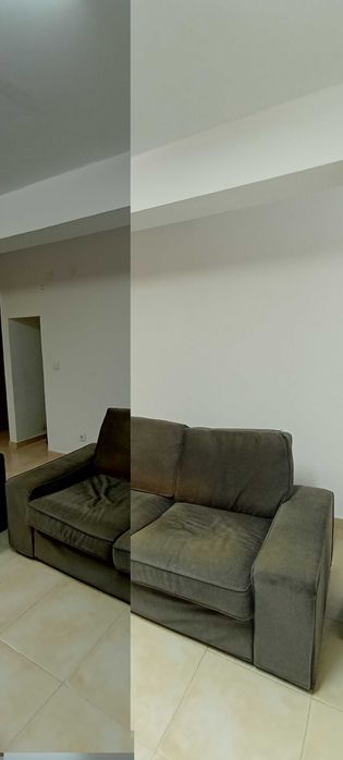 Vendo 2 sofás: Ler descrição com os valores. Ambos negociáveis.