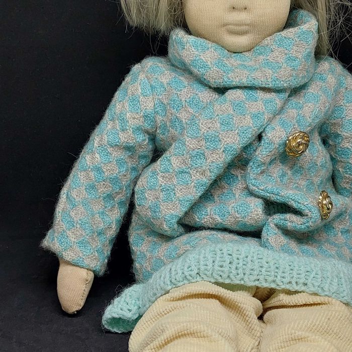 РЕДКАЯ винтажная тряпичная кукла ГЕРМАНИЯ 50 см. РУЧНАЯ РАБОТА