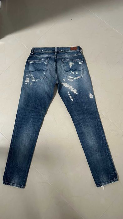 Pepe 28/30 Spodnie Slim Rurki Piękne