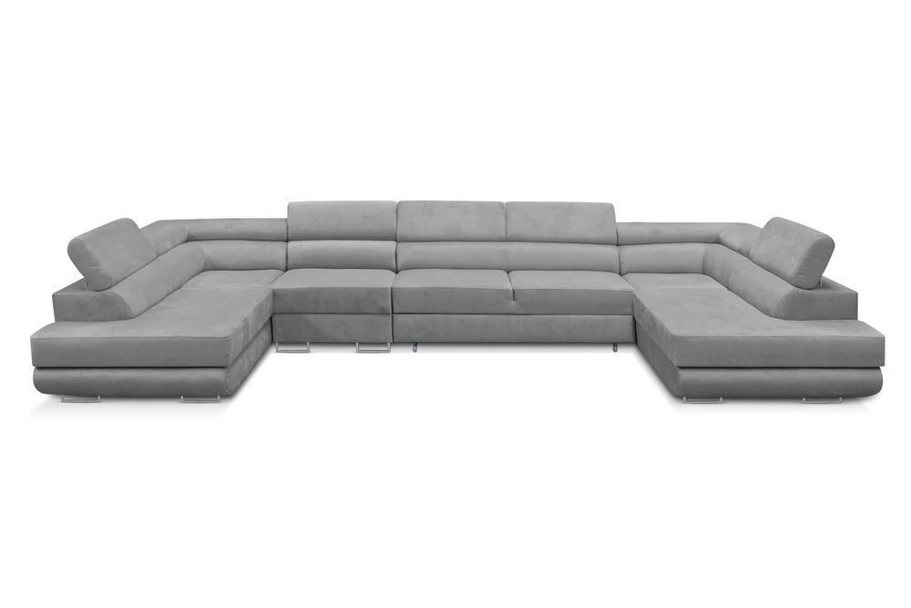 Duży narożnik MIAMI U XXL z funkcją spania i pojemnikiem na pościel