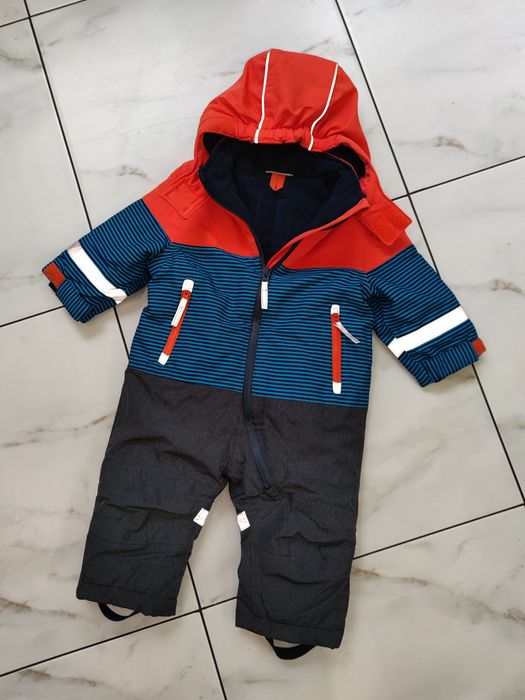 Зимний мембранный термо комбинезон Topomini 74-80 см