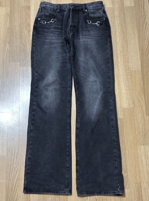 GUCCI Demna Horsebite SS26 Jeans Flared Slim Baggy