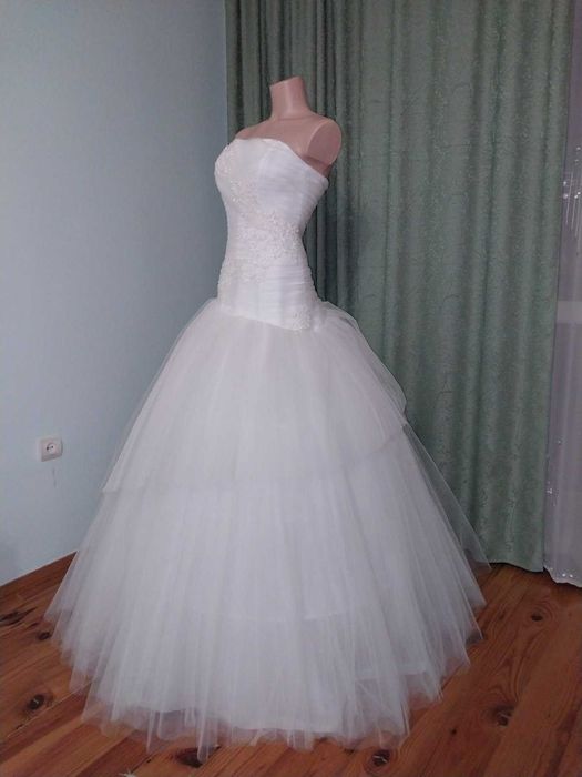 Весільна сукня А силует . Сукня для розпису/ свадебное.  Для танцю
