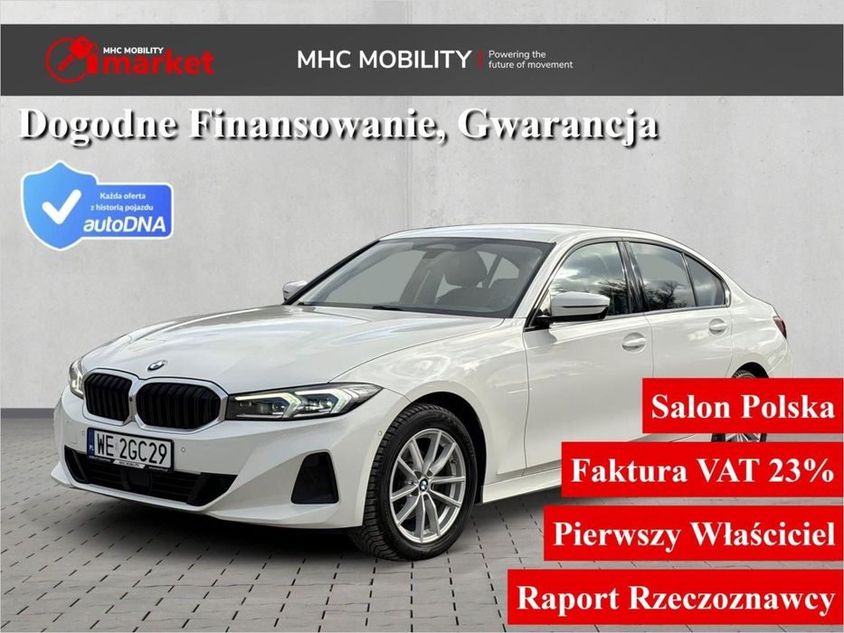 BMW Seria 3 Salon PL, Pierwszy Właściciel, Faktura VAT 23%, Gwarancja, Serwisowany