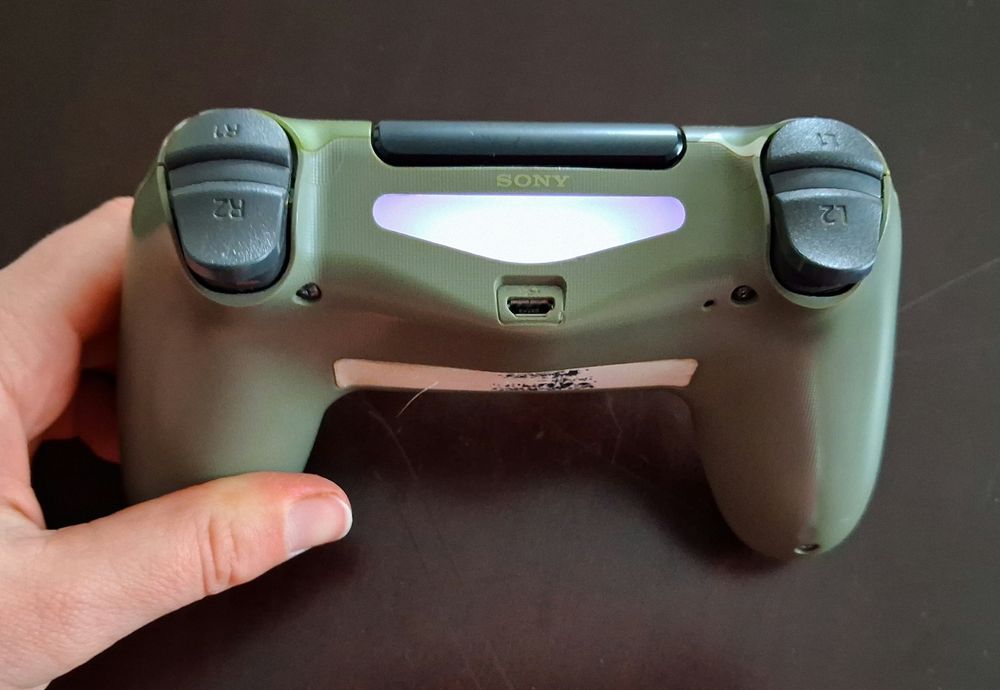Comando Dualshock 4 V2 Verde Camuflado PS4