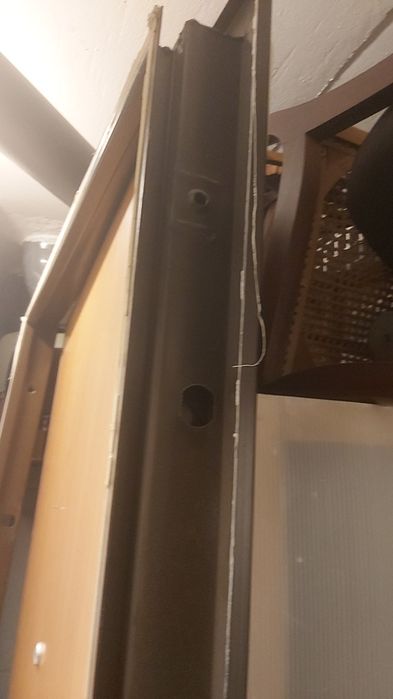 Porta blindada de segurança sem fechadura