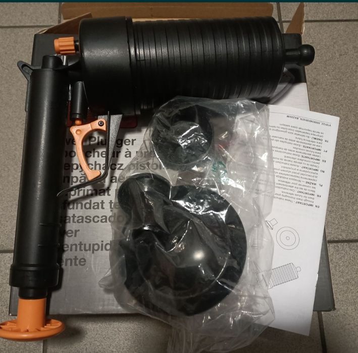 Przepychacz pistoletowy do kanalizacji 51/62/114 mm