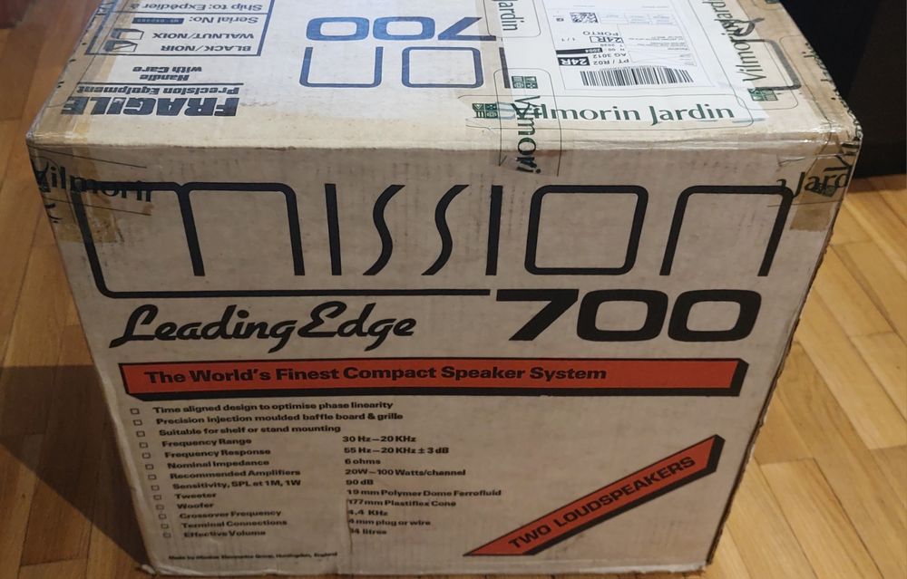 Colunas Mission Leading Edge 700 – Com caixa original | Clássico britânico