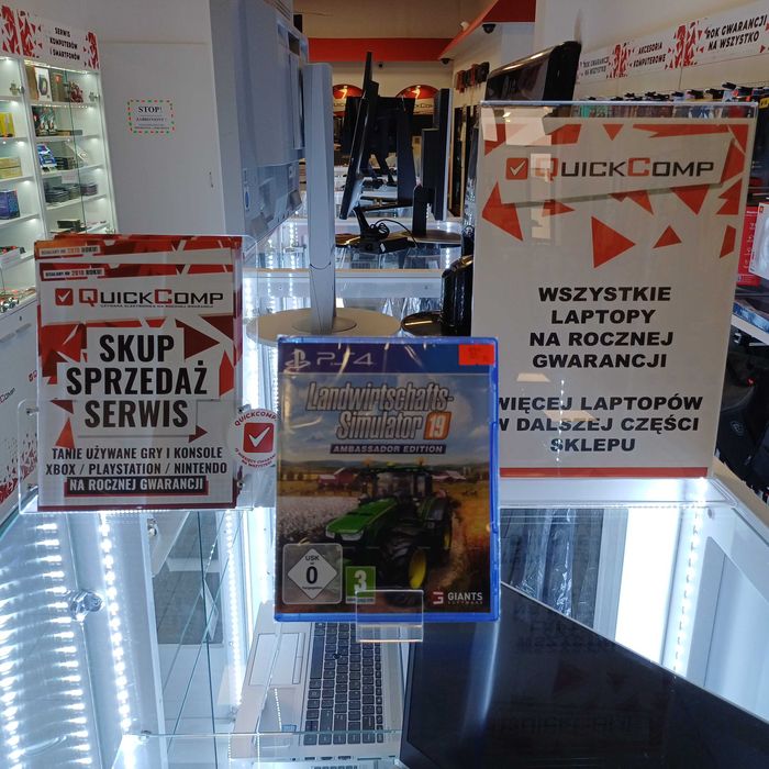 Gra PlayStation 4 PS4 / PS5 NOWA Farming Simulator 19 PL Gwar 1 Rok