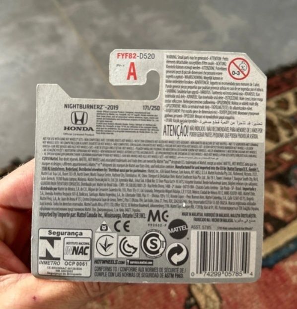 2018 honda civic type r hot wheels