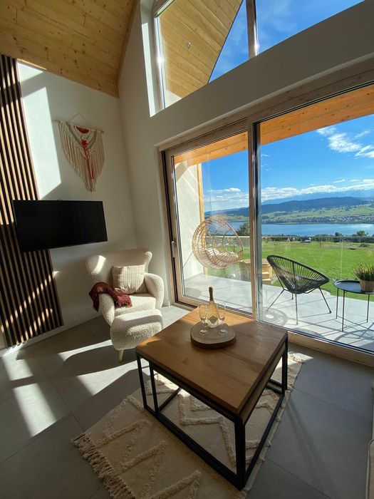 Huba Hills widok na góry i jezioro! Jacuzzi, sauna, grota solna, balia