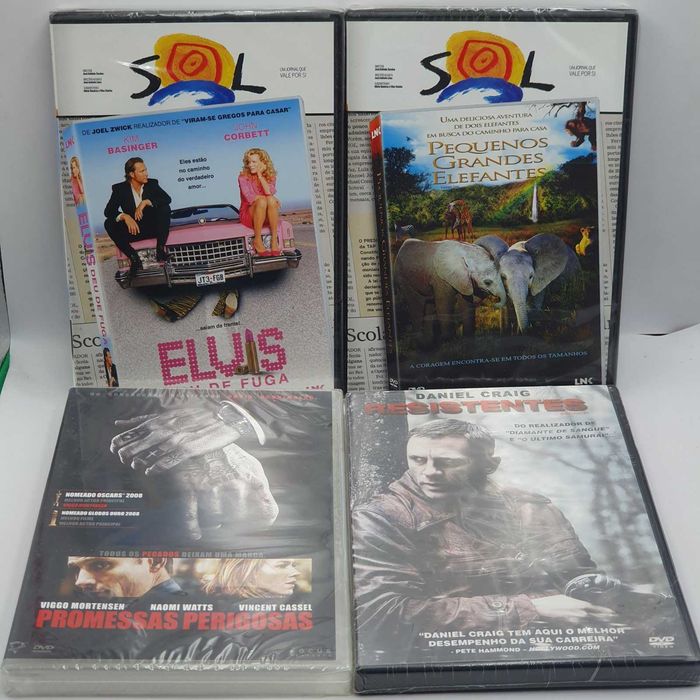 Lote 4/4 - Pack de 18 Filmes Novos e Selados em DVD - Ref. VI