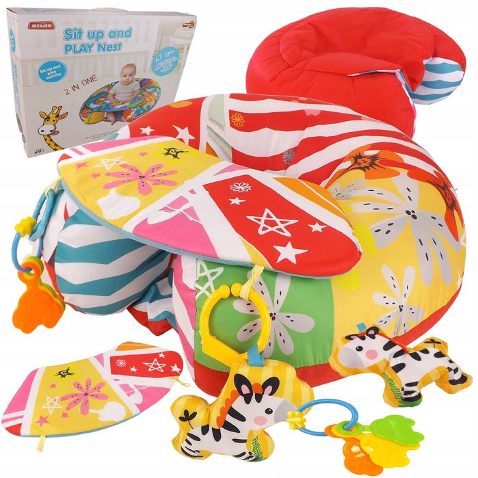 Poduszka wałek rogal do nauki siadania