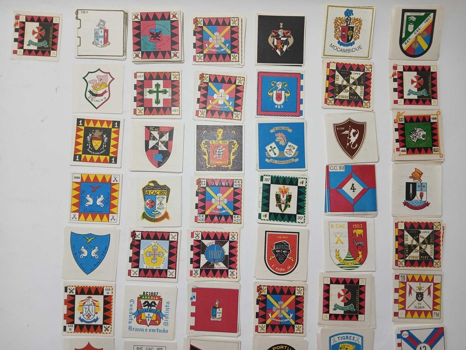 Cromos Pastilhas Pirata - Batalhões /Companhias /Esquadrões Militares
