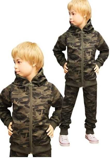 Dres komplet bluza i spodnie  moro zamek 110