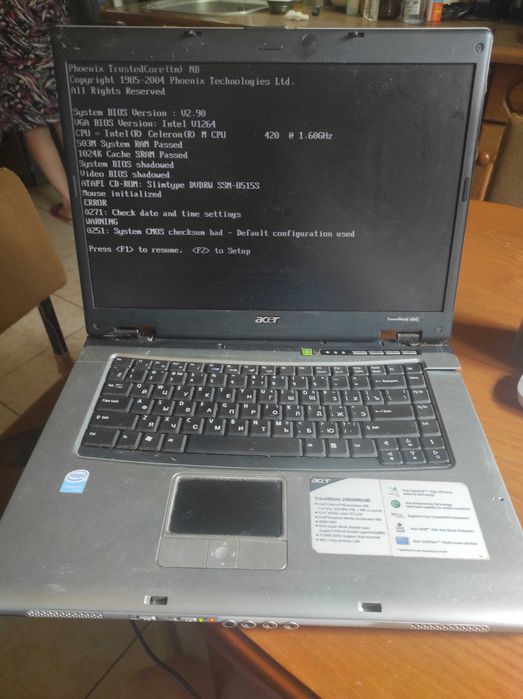 Ноутбук Acer TravelMate 2492