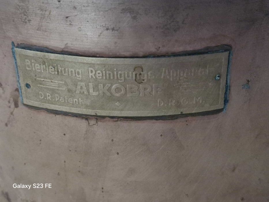ALKOBRE  „D.R. Patent” zabytkowy miedziany aparat do Browarnictwa