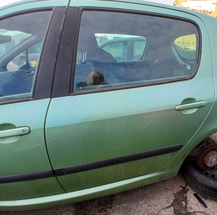 Drzwi tylne lewe i prawe Peugeot 307 , 2003