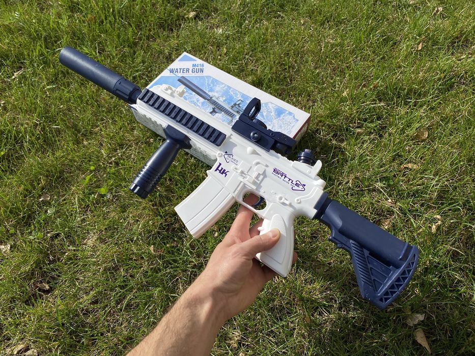 Електричний водний автомат M416 Water Gun – з прицілом, глушником