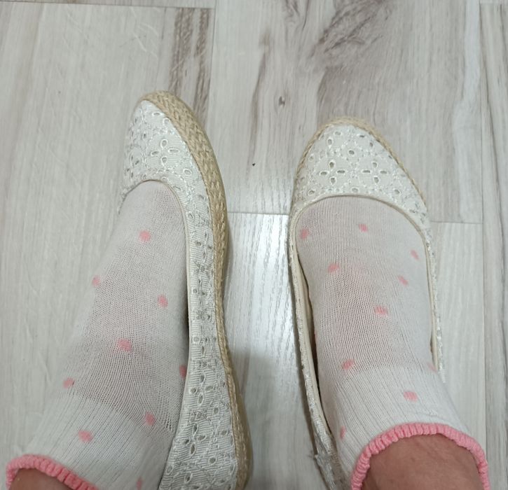 Balerinki trzy pary rozmiar 38.