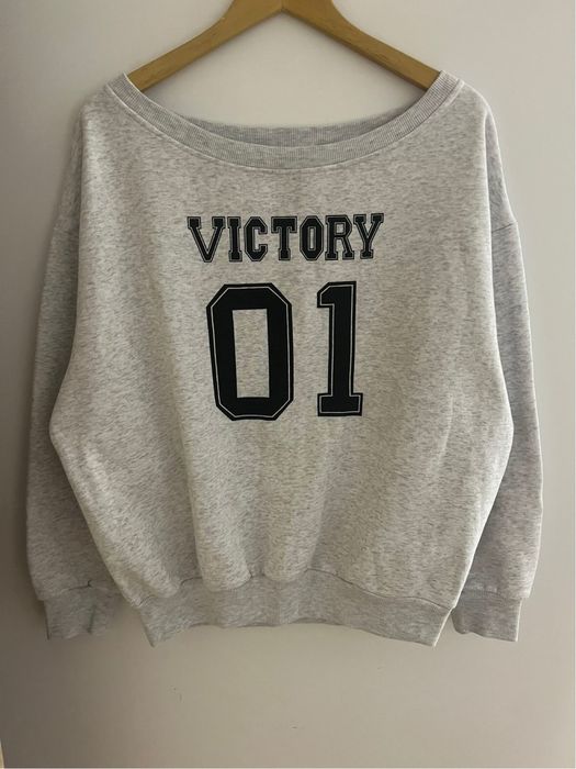 Bluza szara na jedno ramie baggy