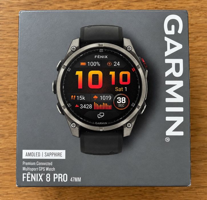 Garmin Fenix 8 Pro 47 mm AMOLED Sapphire NOWY – gwarancja 2 lata