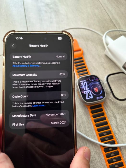 Iphone 15 pro max 512 gb+Apple Watch Ultra+2 AirPods