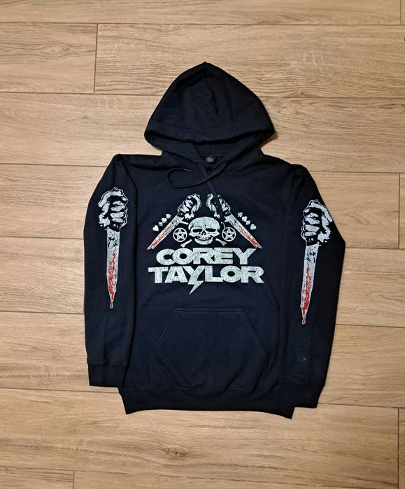 Czarna Bluza Corey Taylor Punk Rock Avant Garde Merch Slipknot Metal S