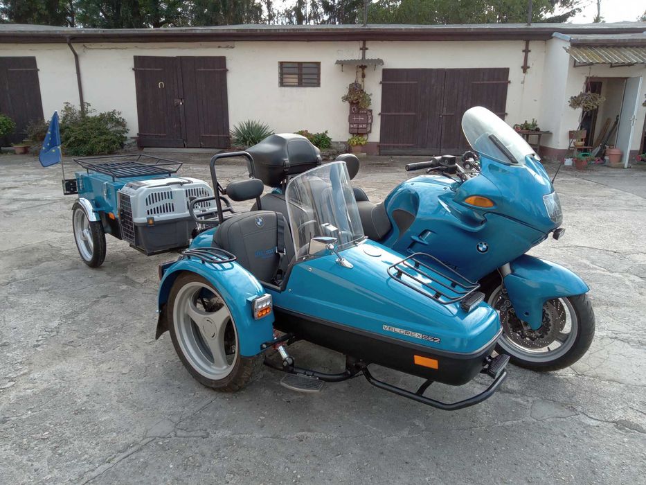 BMW R 1100 RT sidecar z przyczepka