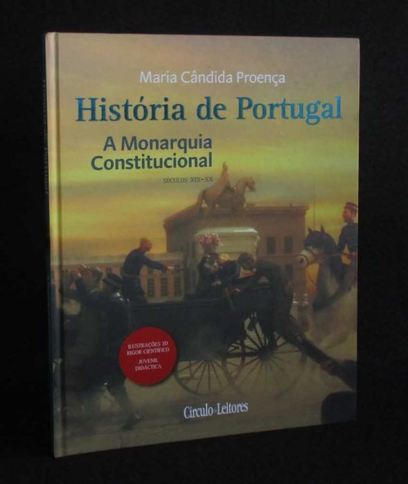 Livro História de Portugal A Monarquia Constitucional em 3D