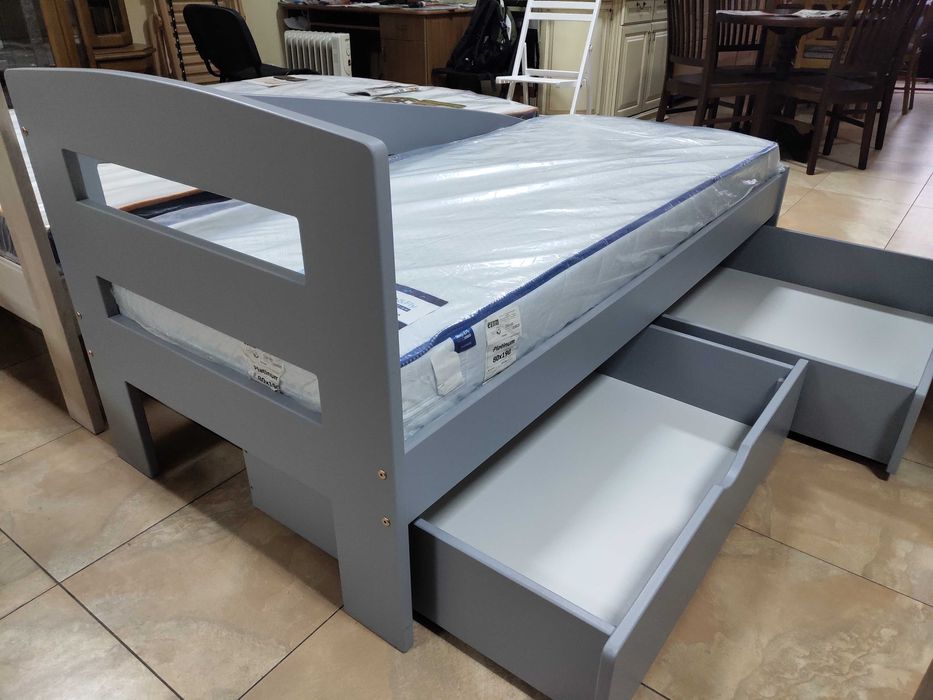 Ліжко дерев'яне, односпальне