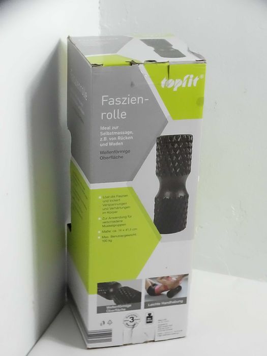 Nowy Wałek Do Masażu Fascji Topfit Z Wafelkową Powierzchnią