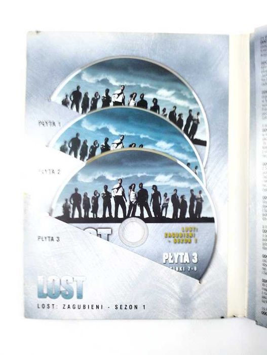 Lost Zagubieni sezon 1 płyty 1-3 DVD