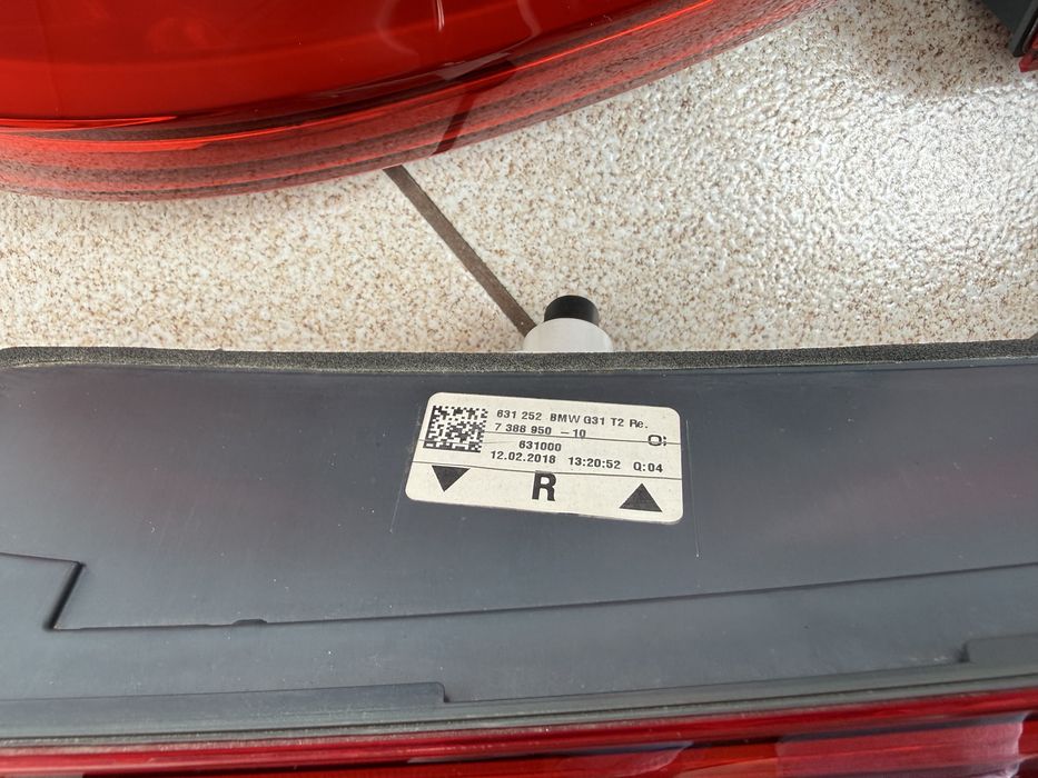 Faróis traseiros, Volante, controlo da climatização BMW Série 5 G30 & G31