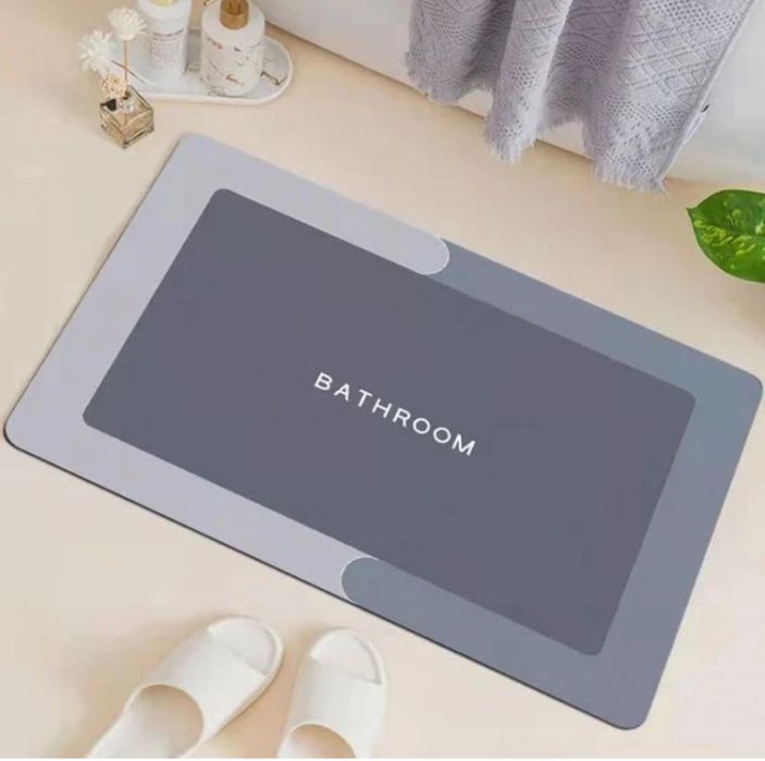 Коврик home для ванной комнаты нескользящий влаговбирающий 40х60см