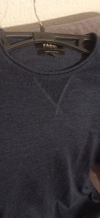 Sweter z wełny merino "Farhi"-L/XL unisex