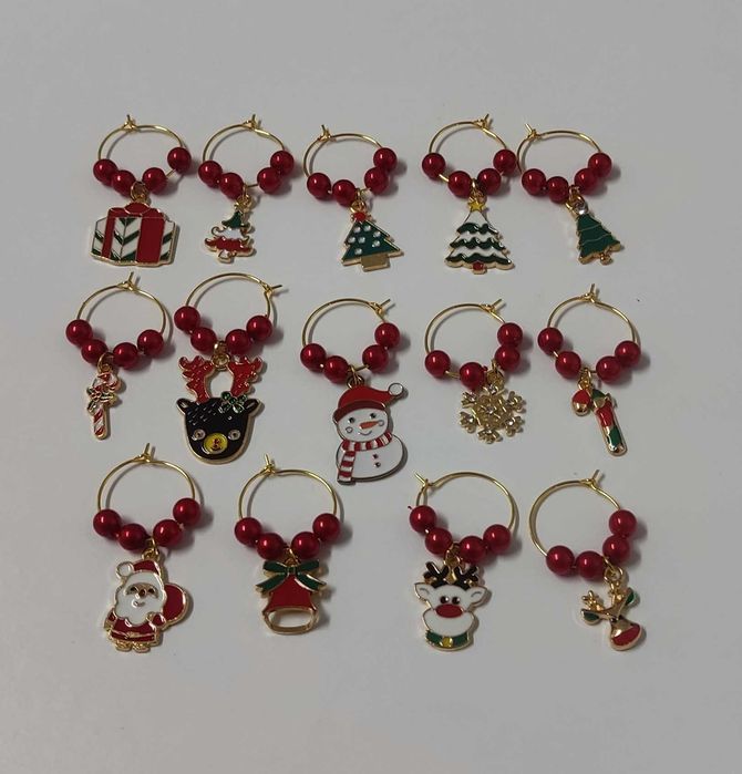 12 marcadores de copos Natal508811310195681282