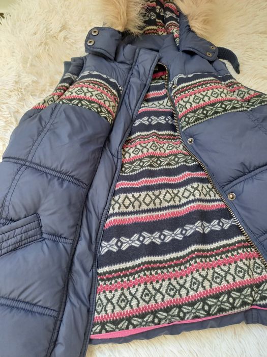 Bezrękawnik damski granatowy New Look rozmiar 36 UK 8