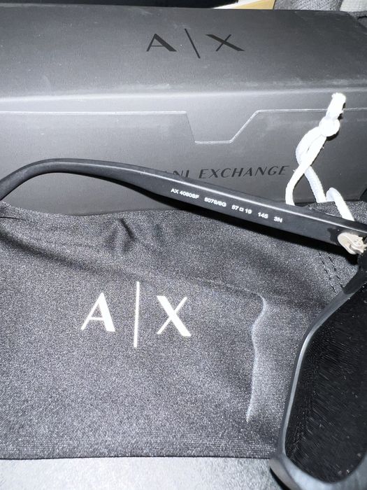 Lekkie okulary Armani Exchange