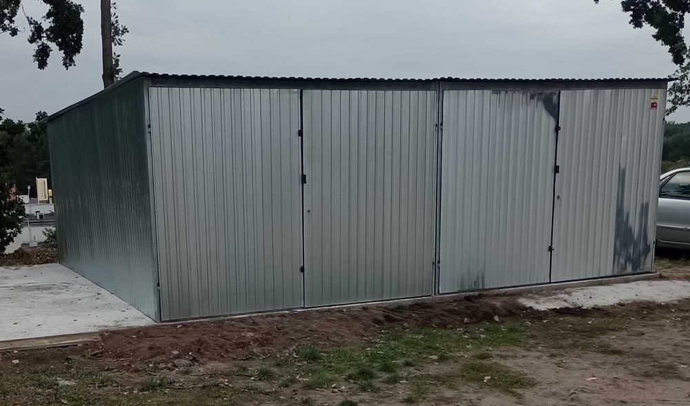 Garaż blaszany 3x5 II gatunek BRZOZÓW