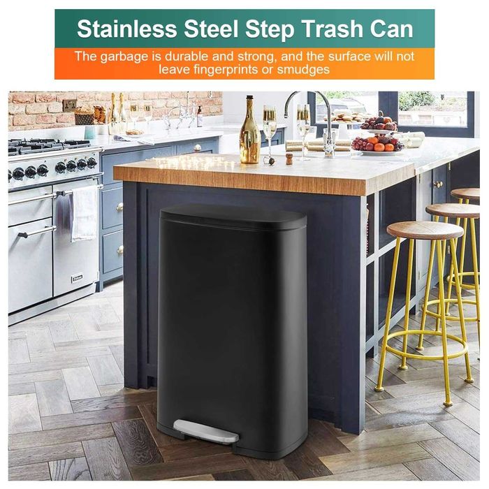 Nowy kosz na śmieci / śmietnik / pojemnik / segregacja / 50L / A2859!