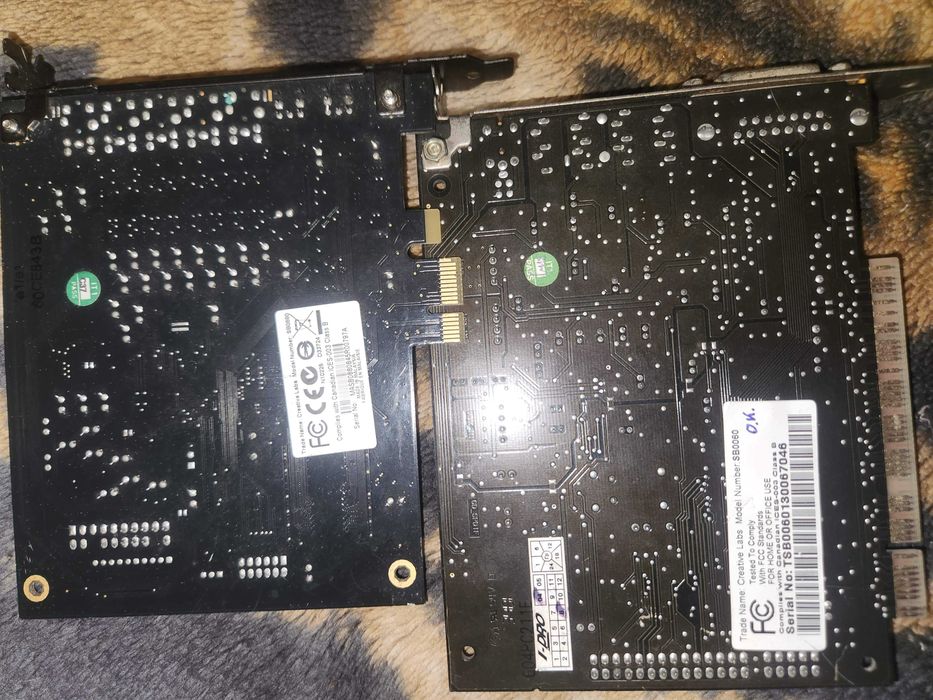 Звуковая карта PCI-e Creative X-Fi Titanium DSP 7.1 оптовыход оптовход SB0880 премиум
