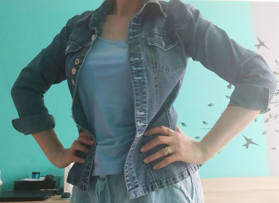 Bluza/ katana/koszula jeansowa rozm 38