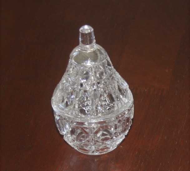 Pear-shaped crystal candy dish - New442632136263608320