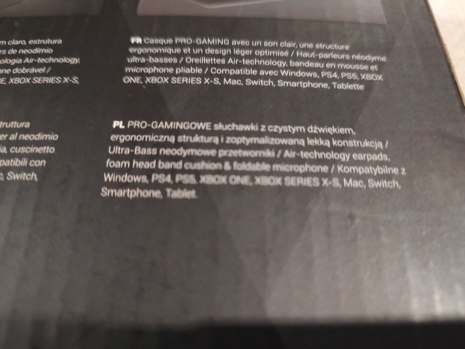 Pro-gamingowe słuchawki MH020